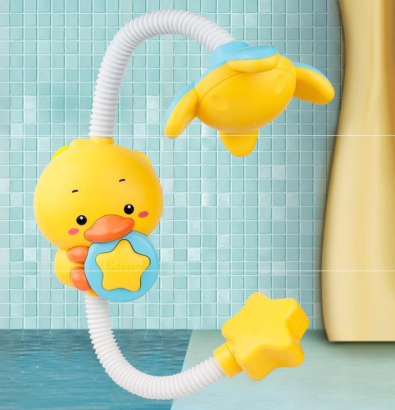 Handige babydouche Duckywash™ - Speelgoed en douche in 1.