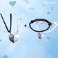 Lovely Neckless®-  2 Delig Magnetisch Hart Ketting