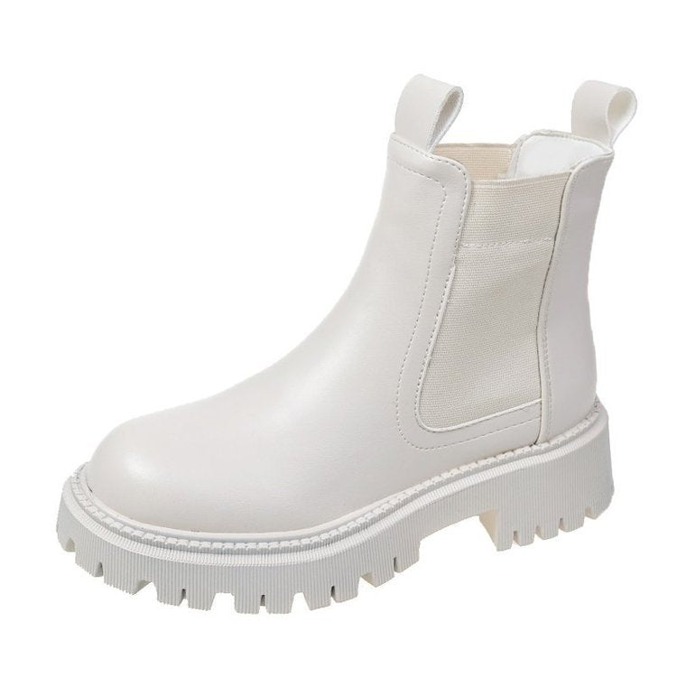 Rozie® Dames Enkellaars met Dikke Zool